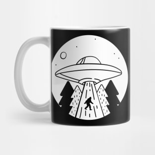 UFO Bigfoot Abduction Conspiracy Theory Mug